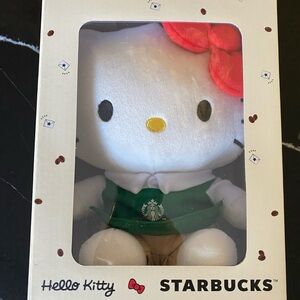 Hello Kitty Starbucks Plush Toys New in Box
